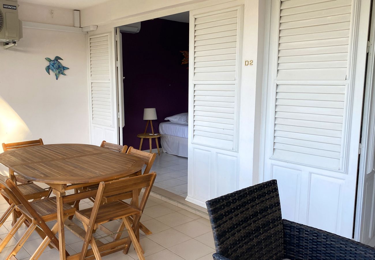 Appartement à Les Trois-Ilets - Indigo, 4 pers, superbe vue mer, plage