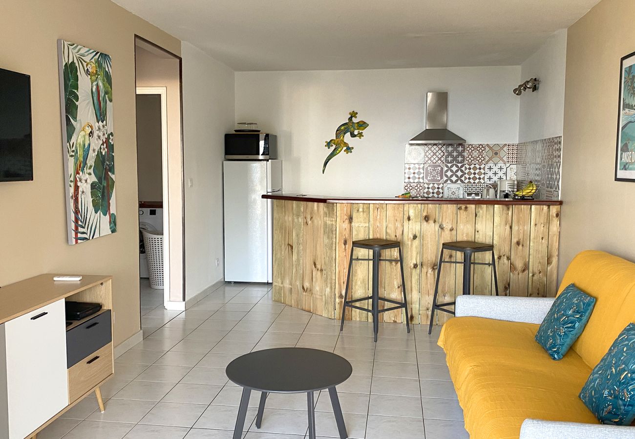 Appartement à Les Trois-Ilets - Indigo, 4 pers, superbe vue mer, plage