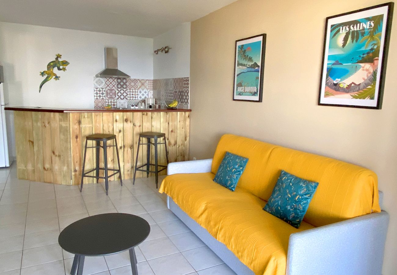 Appartement à Les Trois-Ilets - Indigo, 4 pers, superbe vue mer, plage