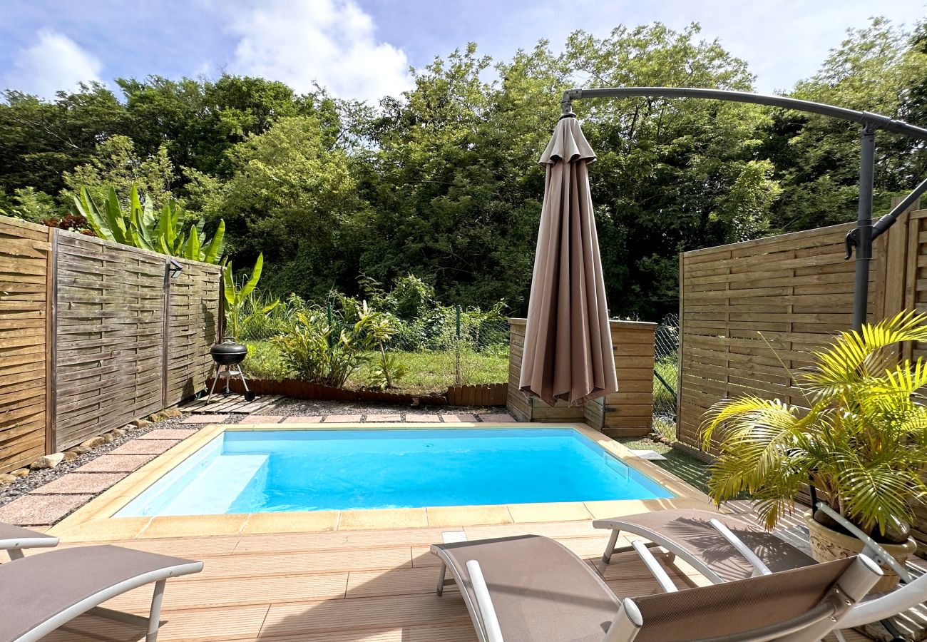 Maison à Les Trois-Ilets - Lakayou, 4 pers, piscine privée, plage