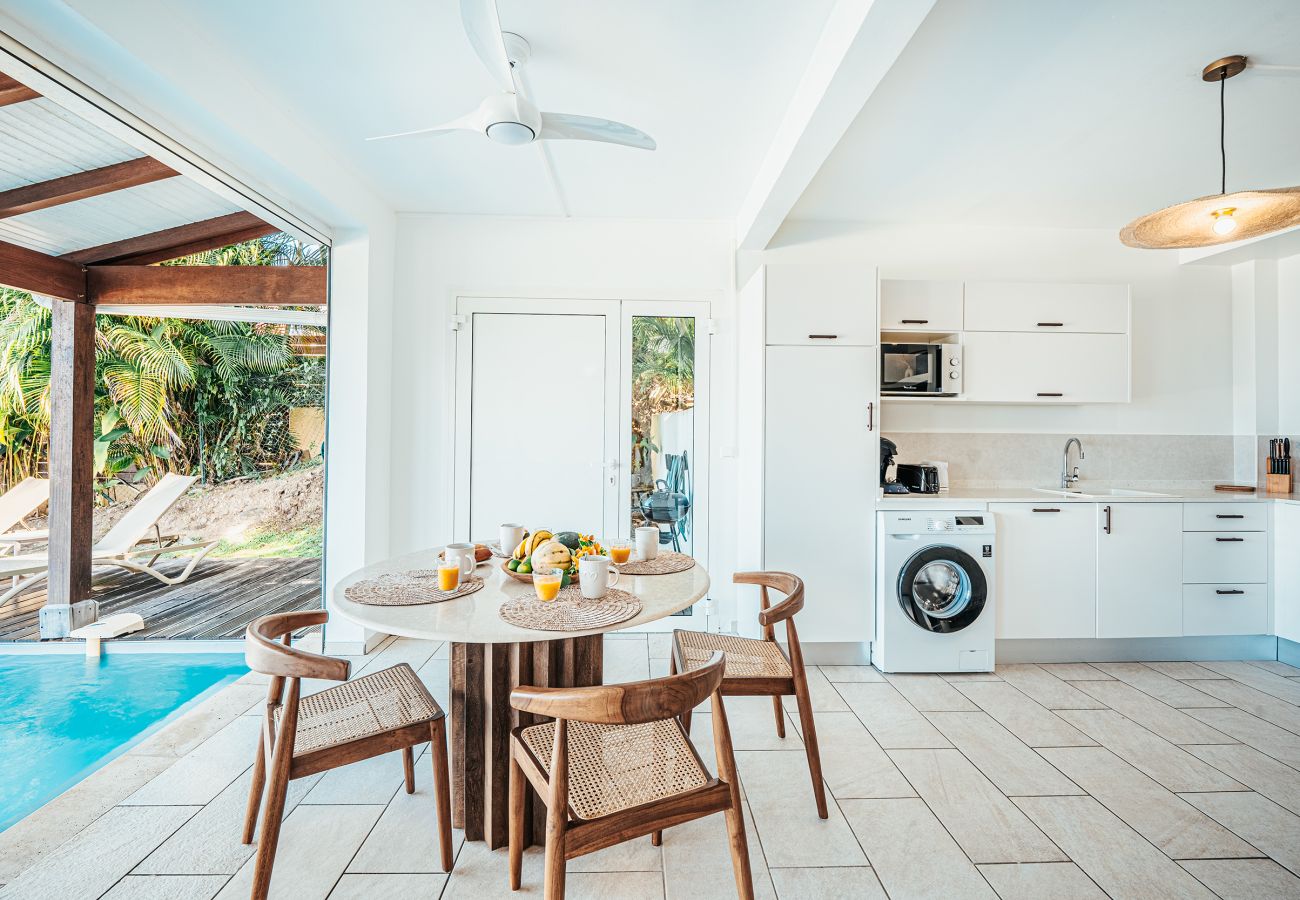 Appartement à Les Trois-Ilets - Les Bougainvilliers, 4 pers piscine vue mer