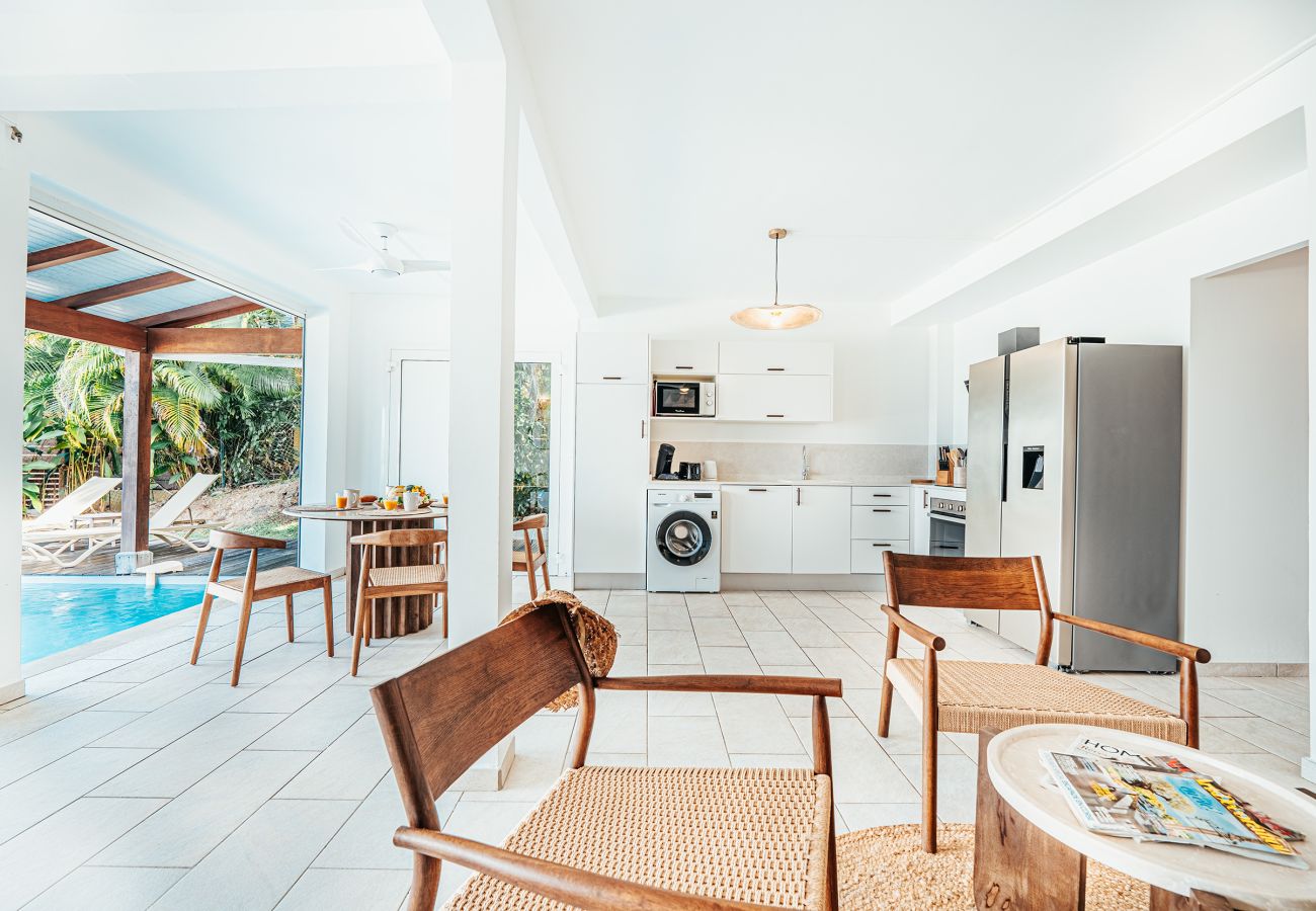 Appartement à Les Trois-Ilets - Les Bougainvilliers, 4 pers piscine vue mer