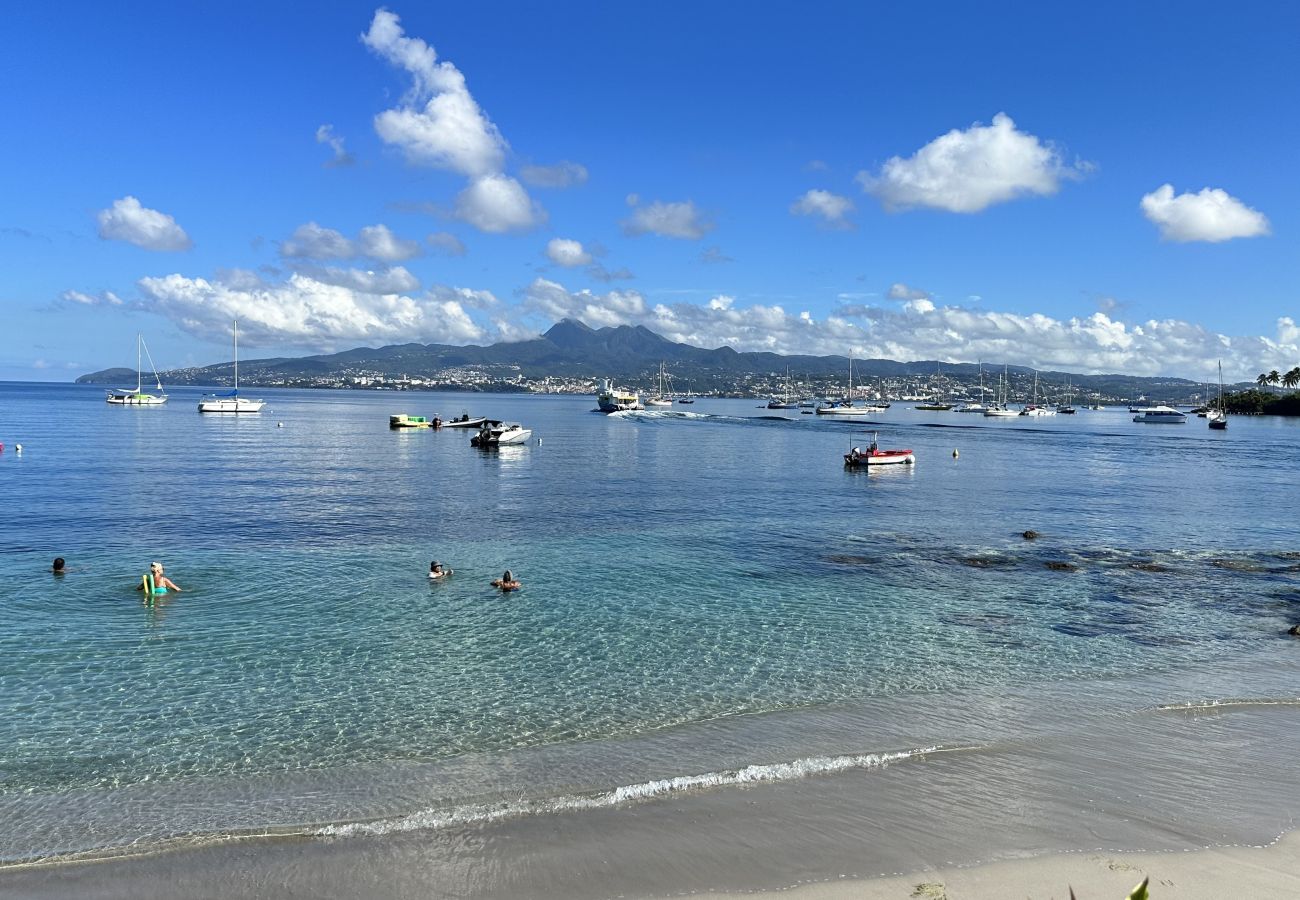 Villa à Les Trois-Ilets - Ti Paradi, villa 12 pers, 2 piscines, vue golf mer